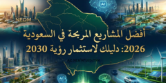 أفضل المشاريع المربحة في السعودية 2026: دليلك لاستثمار رؤية 2030